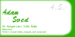 adam sved business card